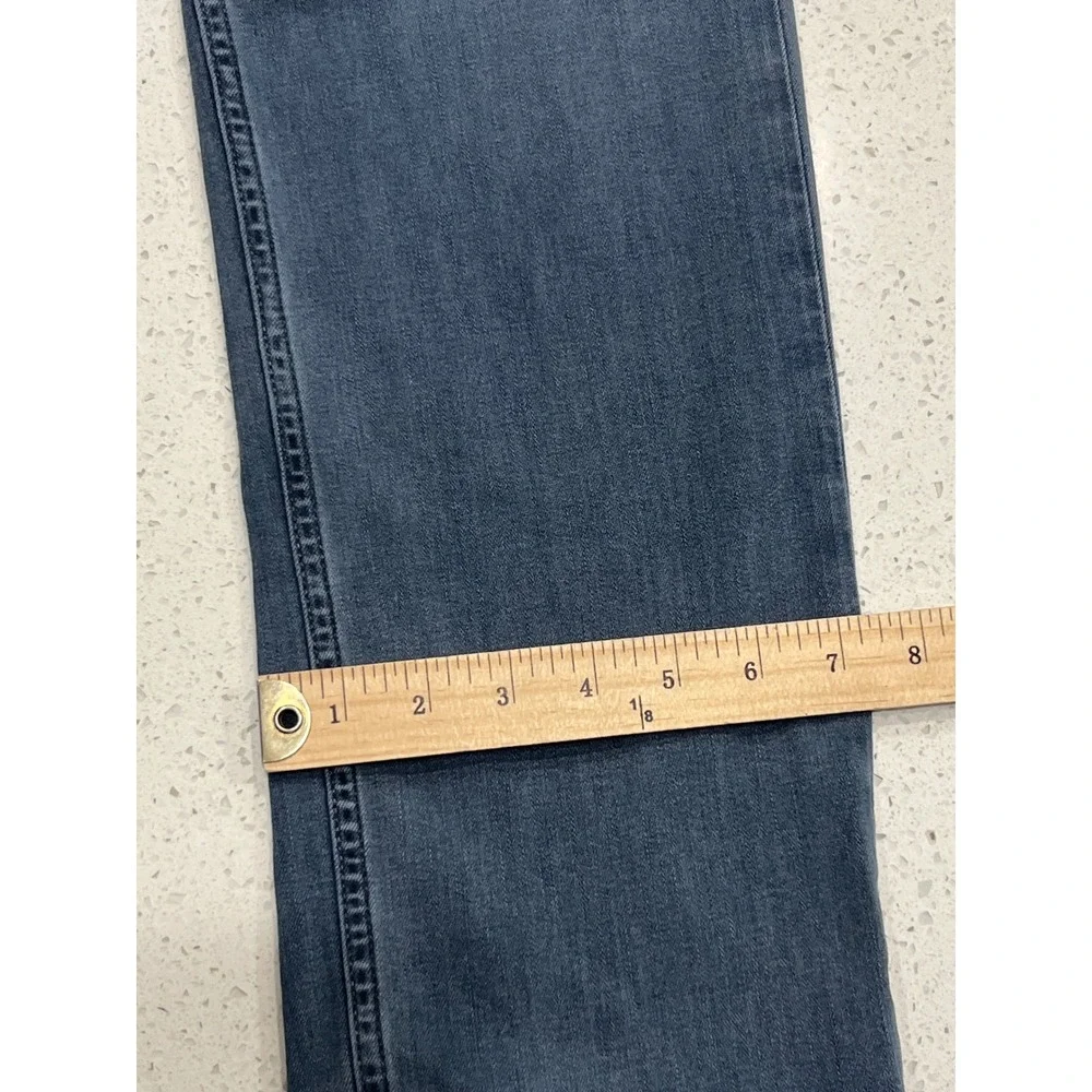 PAIGE Federal Slim Straight Leg Jeans Mens 34 Blue Transcend Denim Pants